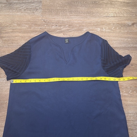 SHEIN‎ Women’s XL Navy Blue Short Sleeve Casual Dress - Picture 5 of 6